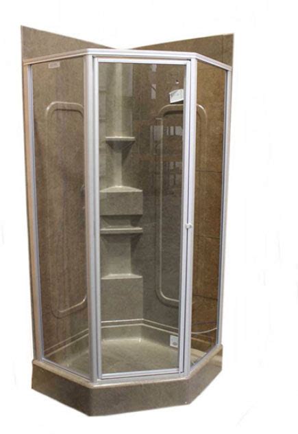 stainless steel rv shower enclosure|replacement rv shower surround.